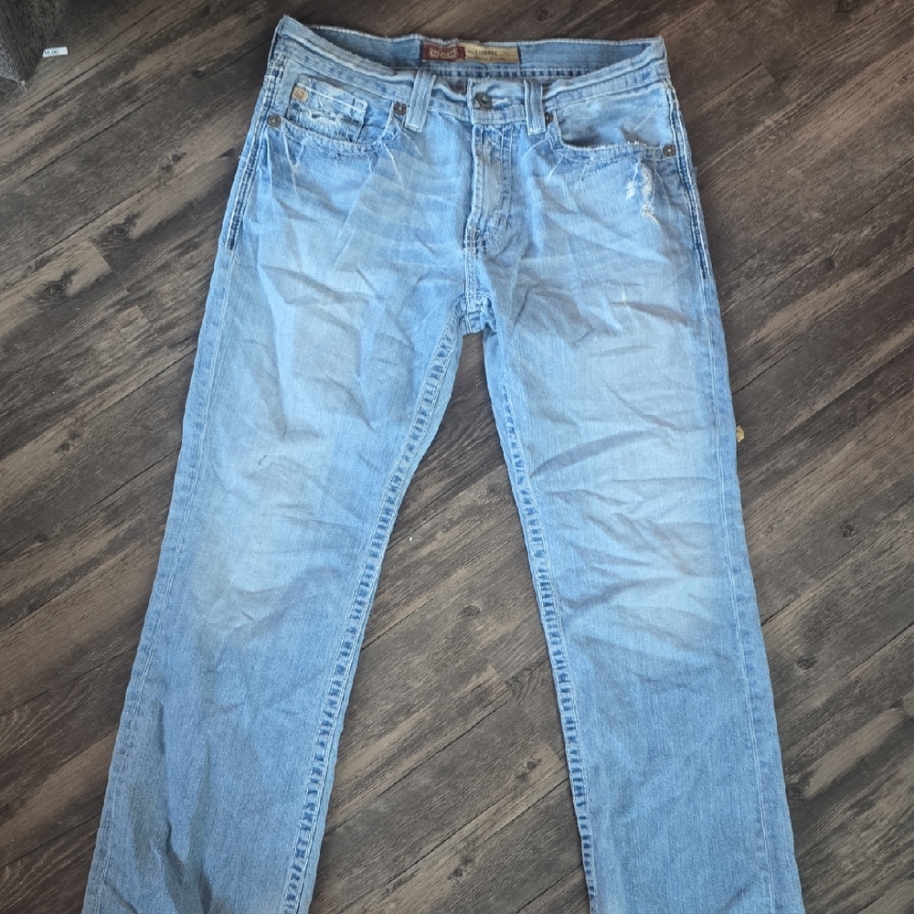 Big Star Men's Light Blue Straight Jeans